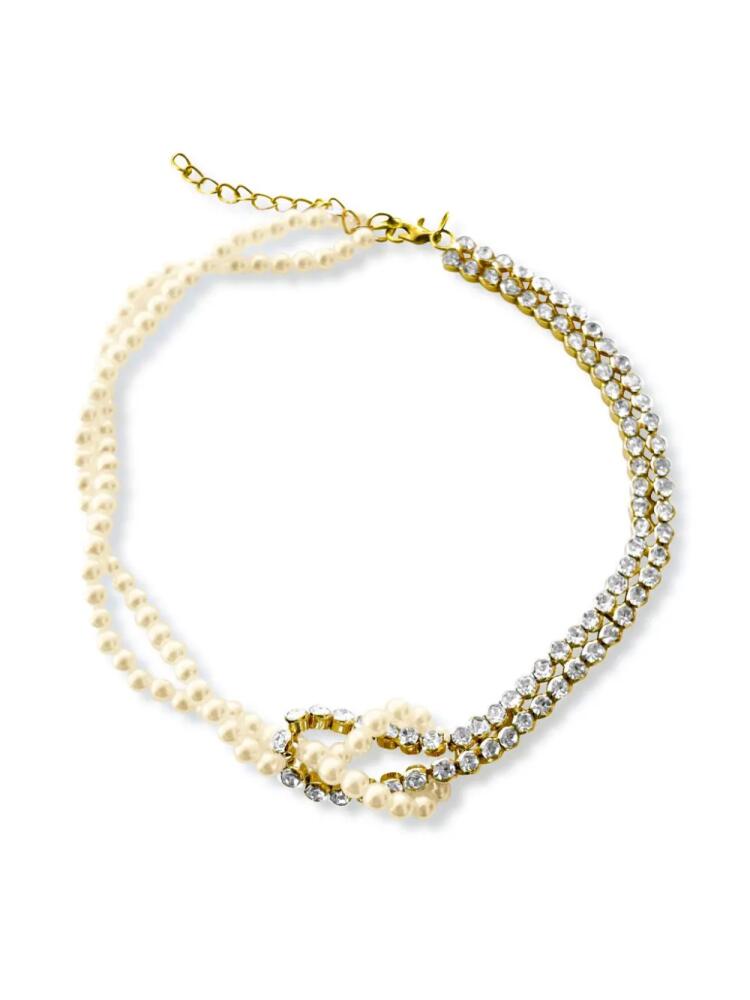 Hzmer Jewelry faux-pearl necklace - Gold Cover