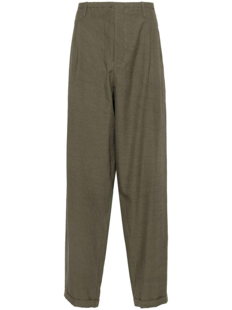 Magliano New People's twill trousers - Green Cover