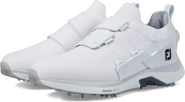 FootJoy Hyperflex Carbon BOA Golf Shoes (White/White/Grey) Men's Shoes Cover