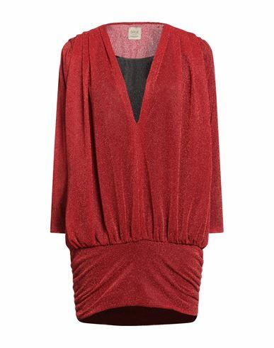 5rue Woman Mini dress Red Polyester Cover