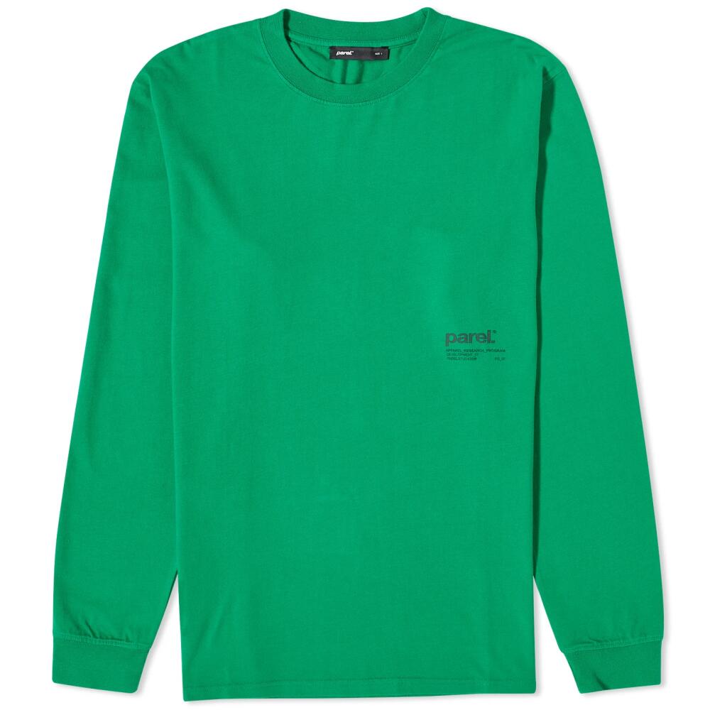 Parel Studios Men's BP Long Sleeve T-Shirt in Green Cover