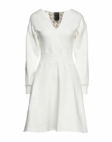 Marc Ellis Woman Mini dress White Cotton, Polyester Cover