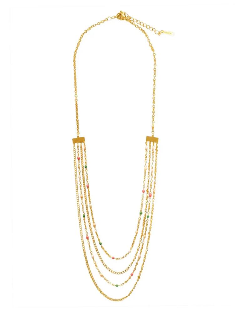 Hzmer Jewelry multi-chain necklace - Gold Cover