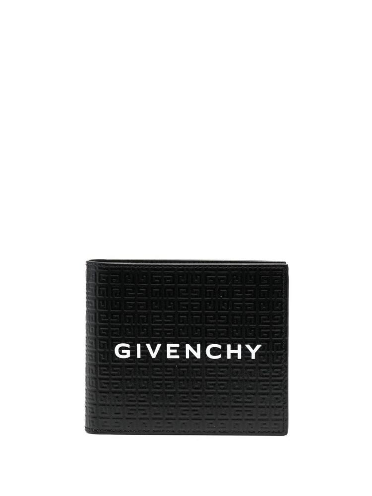 Givenchy logo-embossed leather wallet - Black Cover