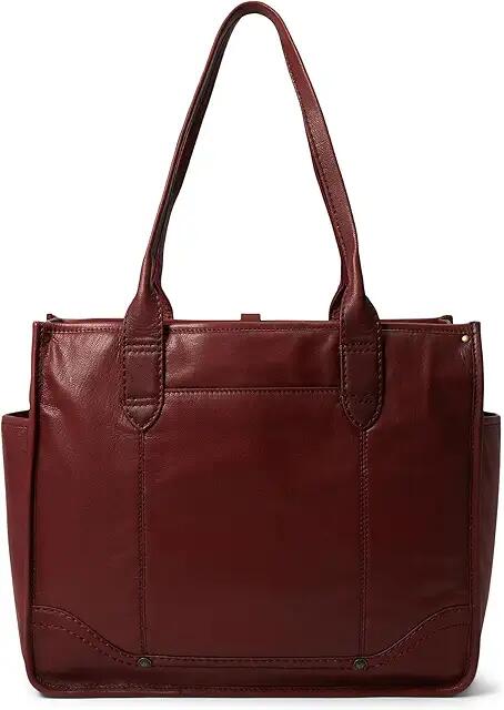 Frye Campus Tote (Burgundy) Tote Handbags Cover