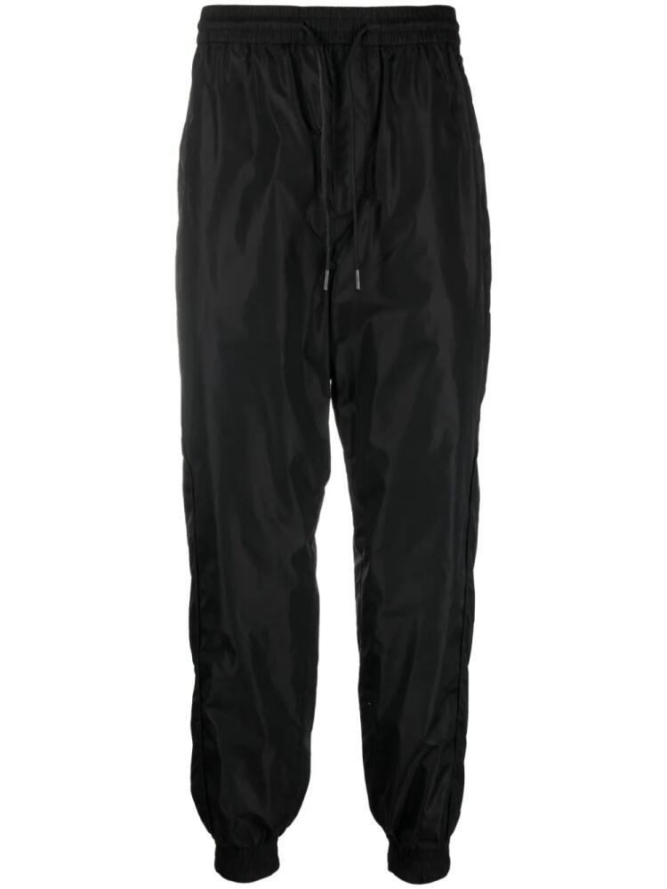 Juun.J drawstring-waistband tapered-leg trousers - Black Cover