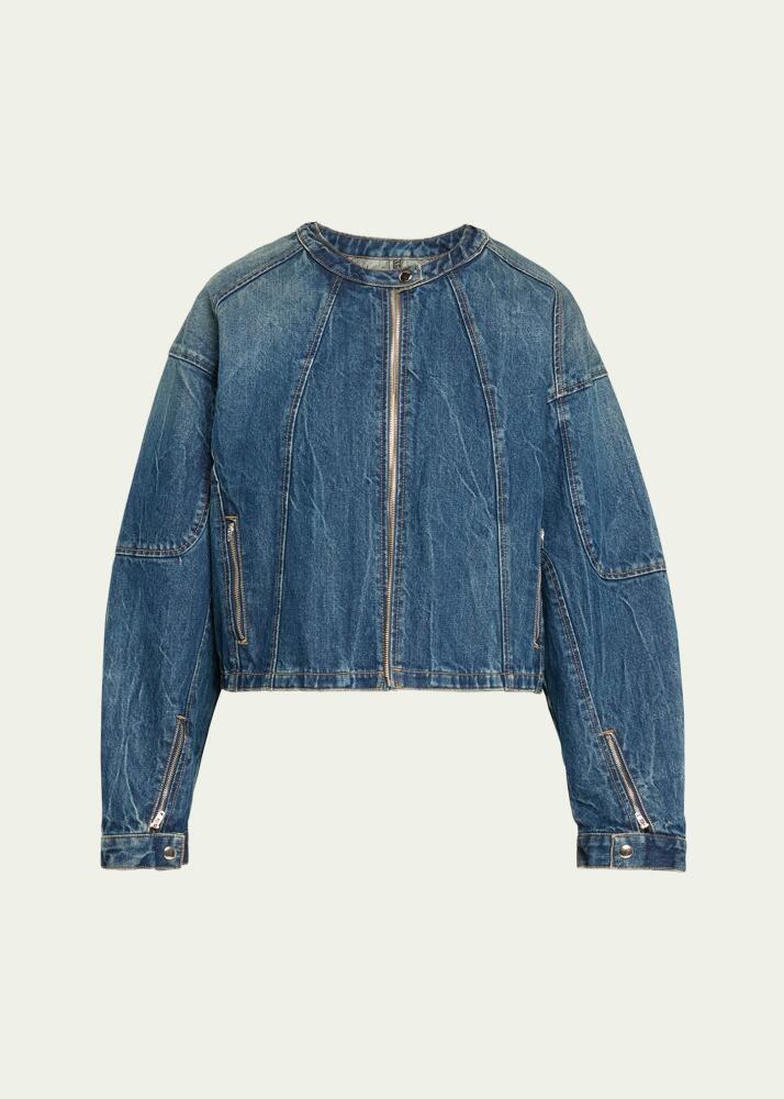 EB DENIM Logan Denim Moto Jacket Cover