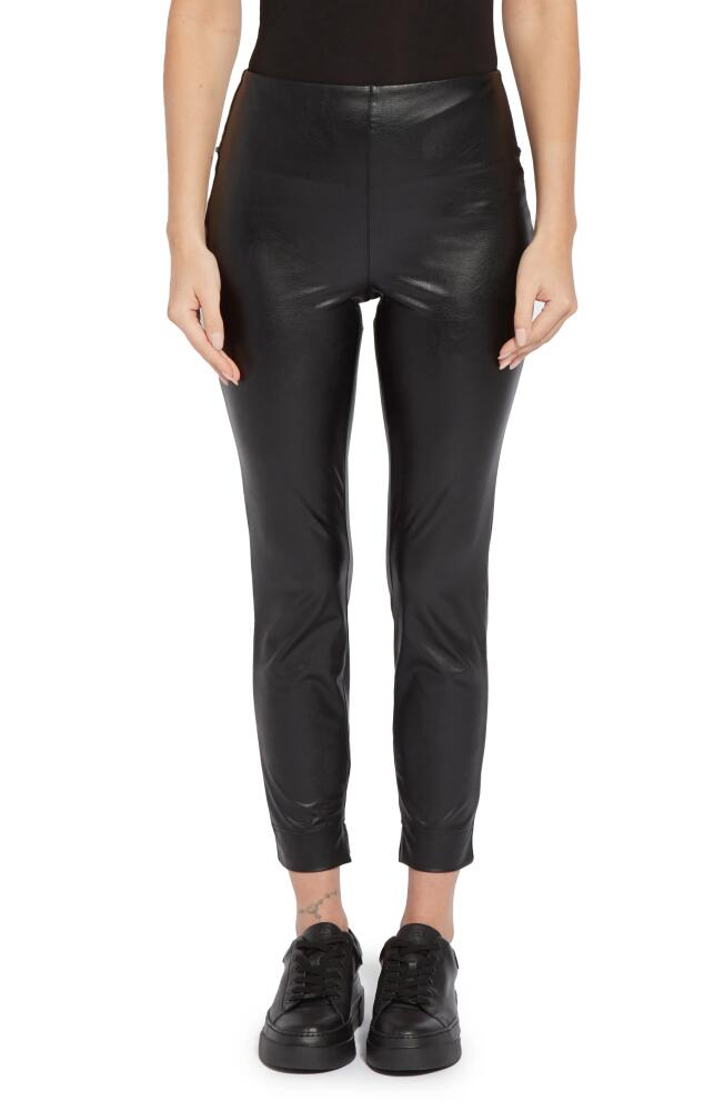 Lyssé Katherine Faux Leather Toothpick Leggings in Black Cover