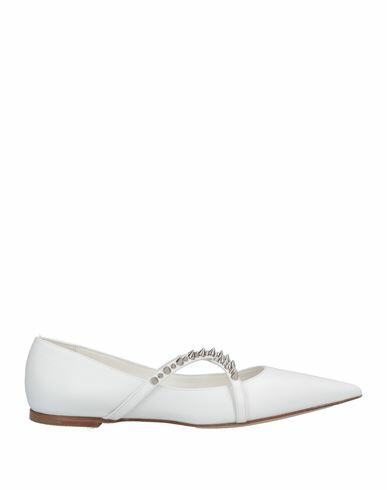 Alexander Mcqueen Woman Ballet flats White Calfskin Cover