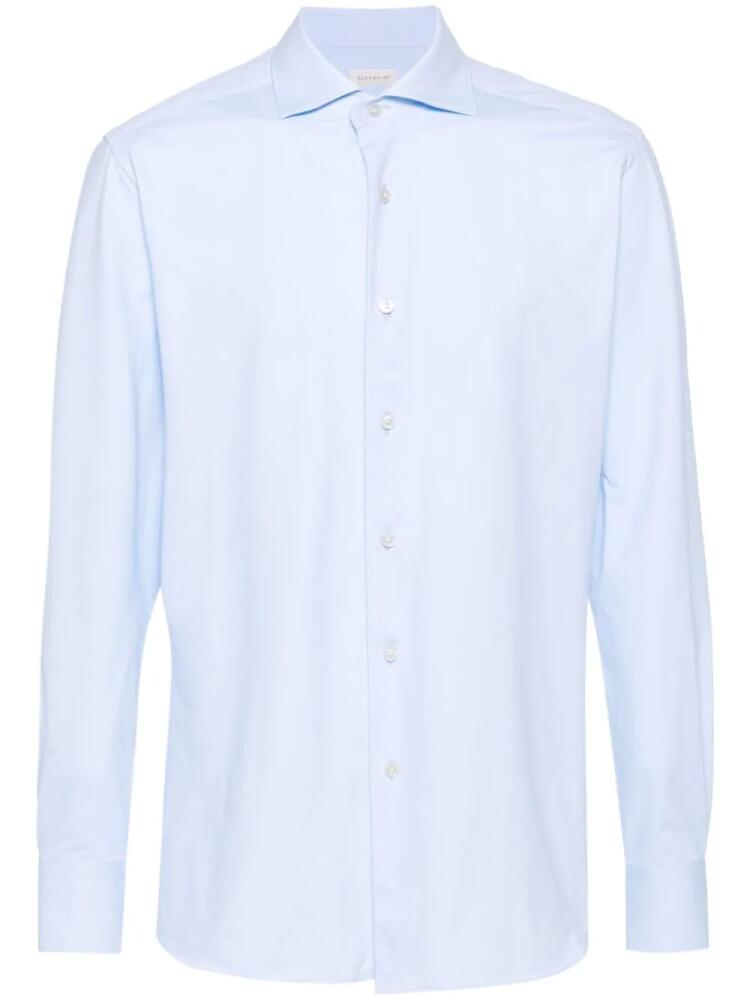 Glanshirt technical fabric shirt - Blue Cover