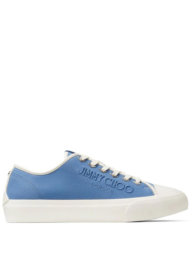 Jimmy Choo Palma/M logo-embroidered sneakers - Blue Cover