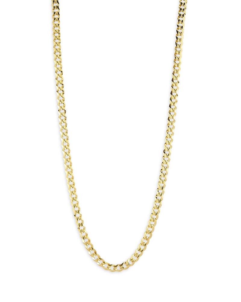 Milanesi And Co 18K Gold Plated Sterling Silver Curb Chain Necklace 5mm, 24 Cover