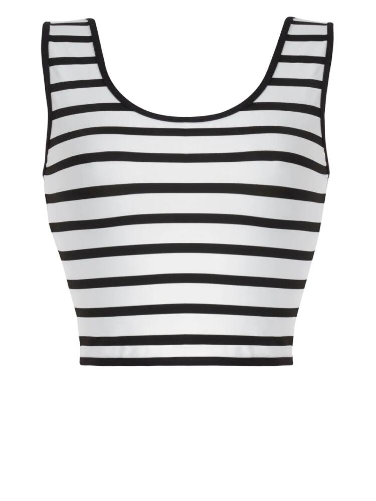 Vilebrequin Frost stripe tankini top - White Cover