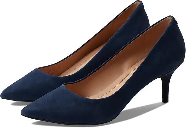 Cole Haan The Go-To Park Pump 65 mm (Navy Blazer Suede) Women's Shoes Cover