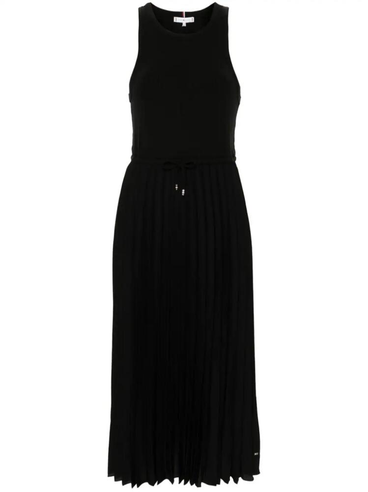 Tommy Hilfiger sleeveless pleated midi dress - Black Cover