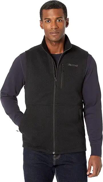 Marmot Drop Line Vest (Black) Men's Clothing Cover