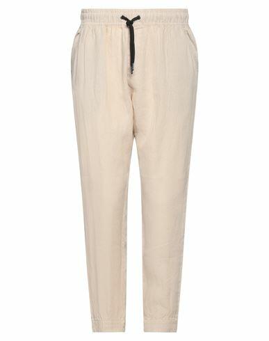 John Richmond Man Pants Beige Linen Cover