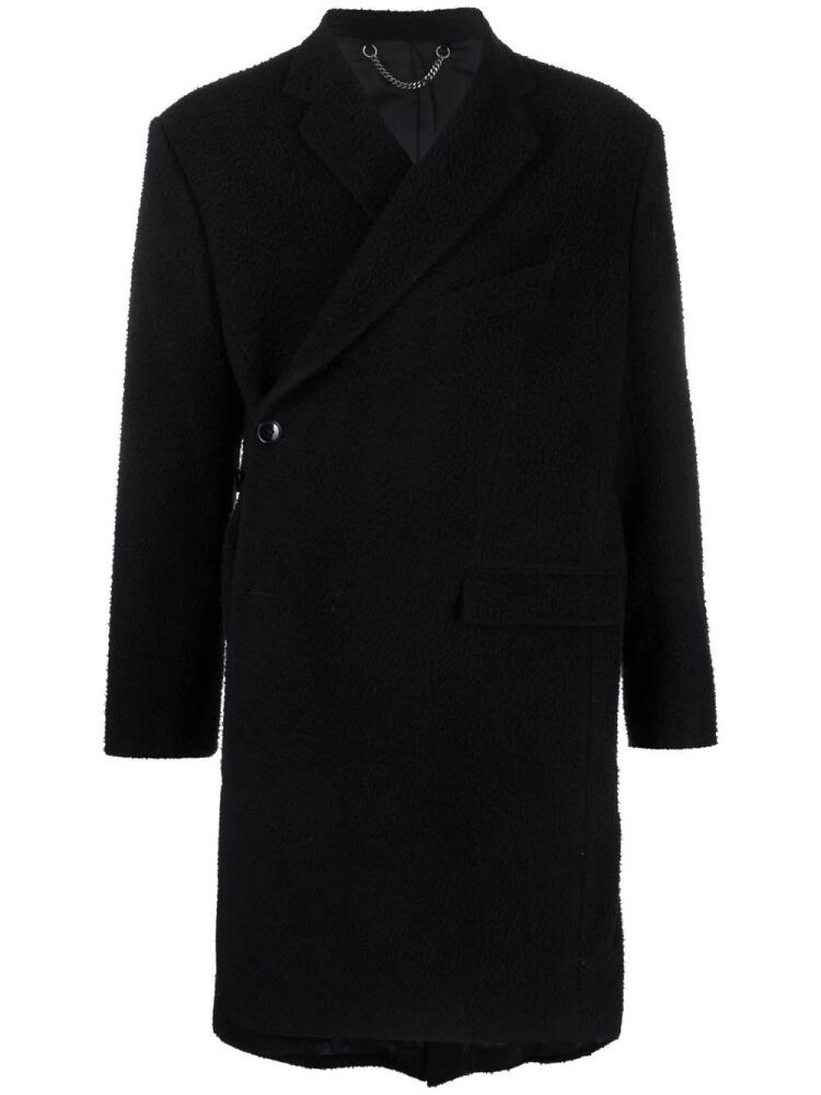 Martine Rose wrap design single-breasted coat - Blue Cover