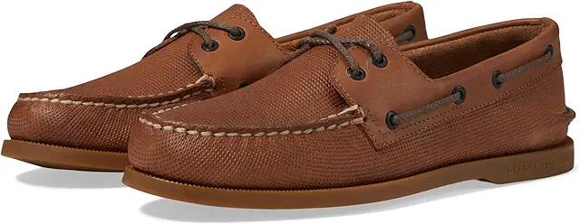 Sperry Authentic Original 2-Eye Seasonal (Tan Debossed) Men's Lace-up Boots Cover