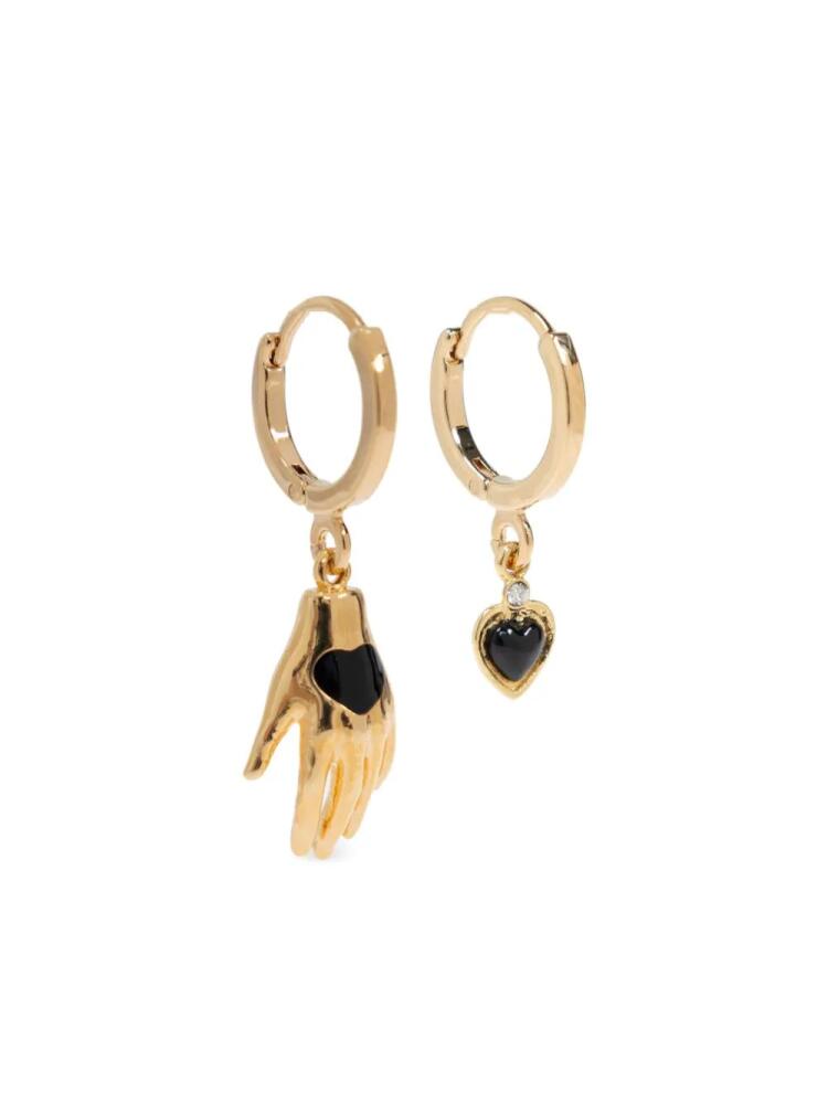 ISABEL MARANT Happiness pendant earrings - Black Cover