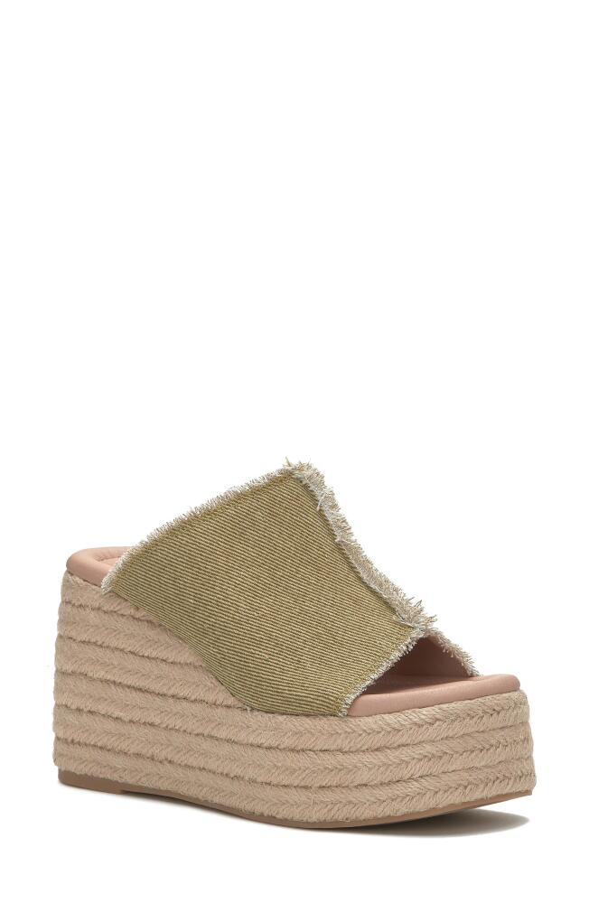 Lucky Brand Scippio Espadrille Platform Sandal in Fennel Seed Cover