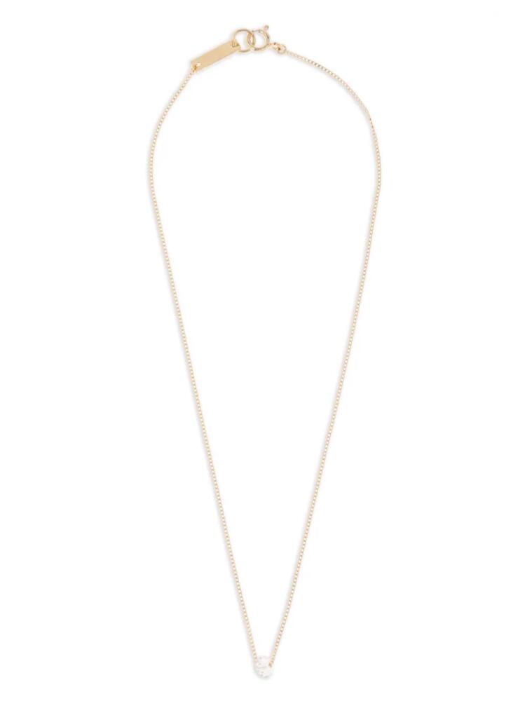 ISABEL MARANT logo-plaque necklace - Gold Cover