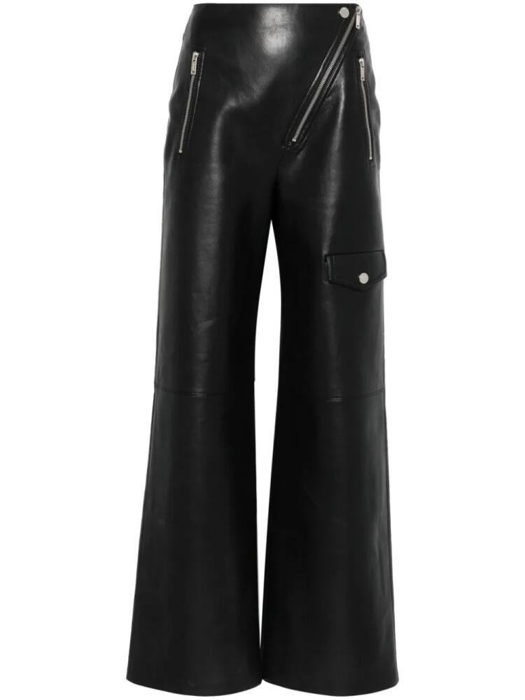 Nanushka leather trousers - Black Cover