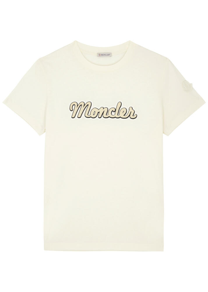 Moncler Printed Cotton T-shirt - Off White Cover