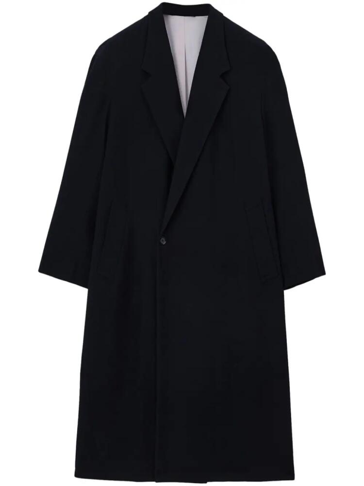 LEMAIRE double breasted maxi-coat - Black Cover