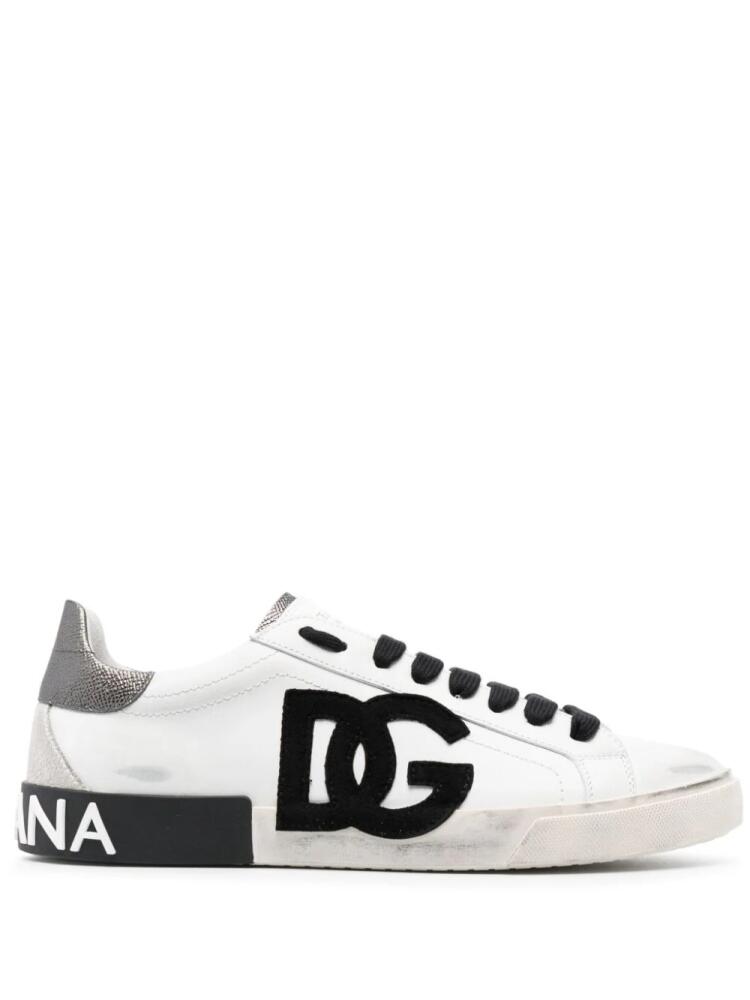 Dolce & Gabbana Portofino low-top sneakers - White Cover