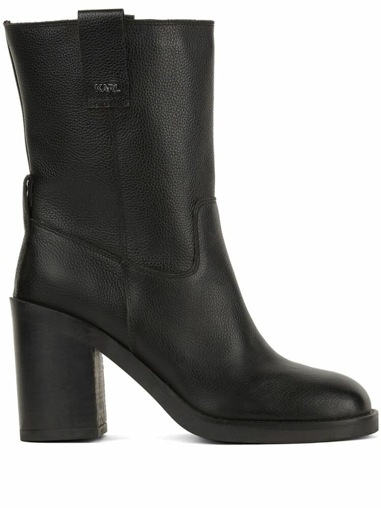 Karl Lagerfeld 100mm Brooklyn ankle boots - Black Cover