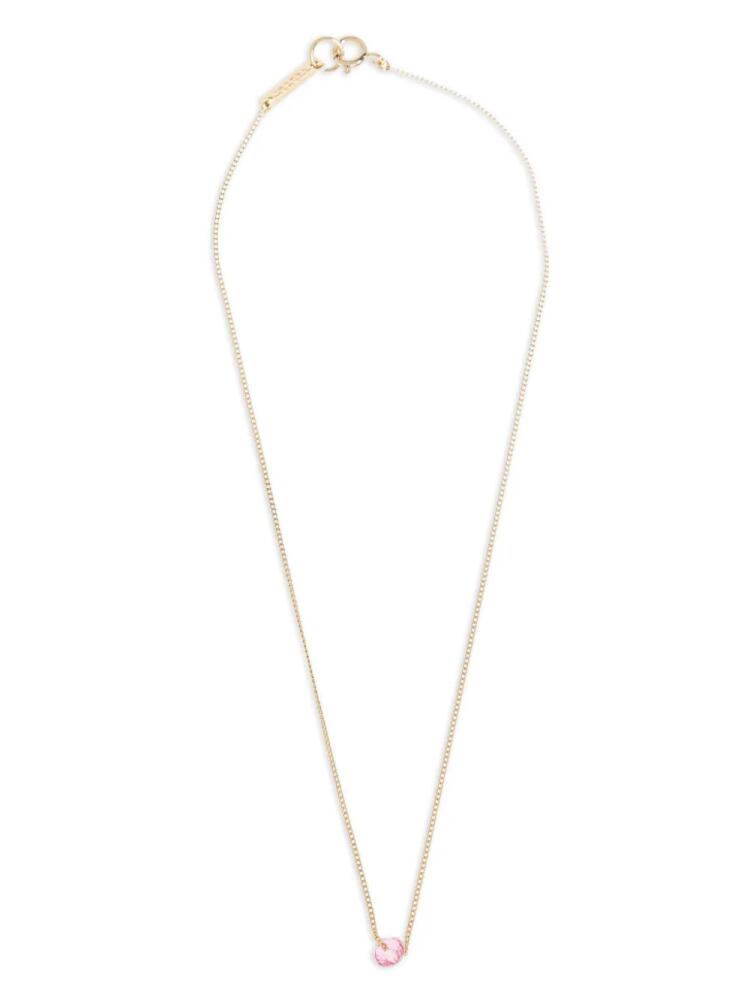 ISABEL MARANT logo-plaque necklace - Gold Cover