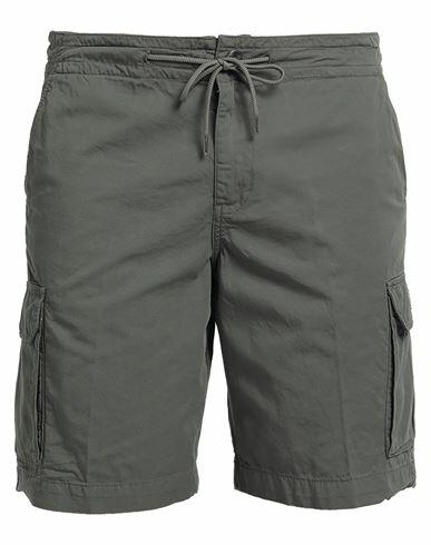 Emporio Armani Man Beach shorts and pants Dark green Cotton Cover