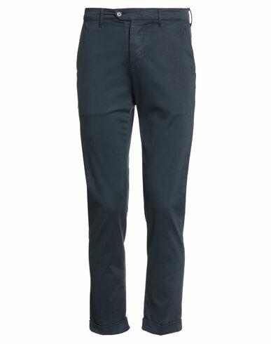 0/zero Construction Man Pants Midnight blue Cotton, Elastane Cover