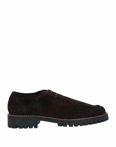 Bottega Marchigiana Man Lace-up shoes Dark brown Soft Leather Cover