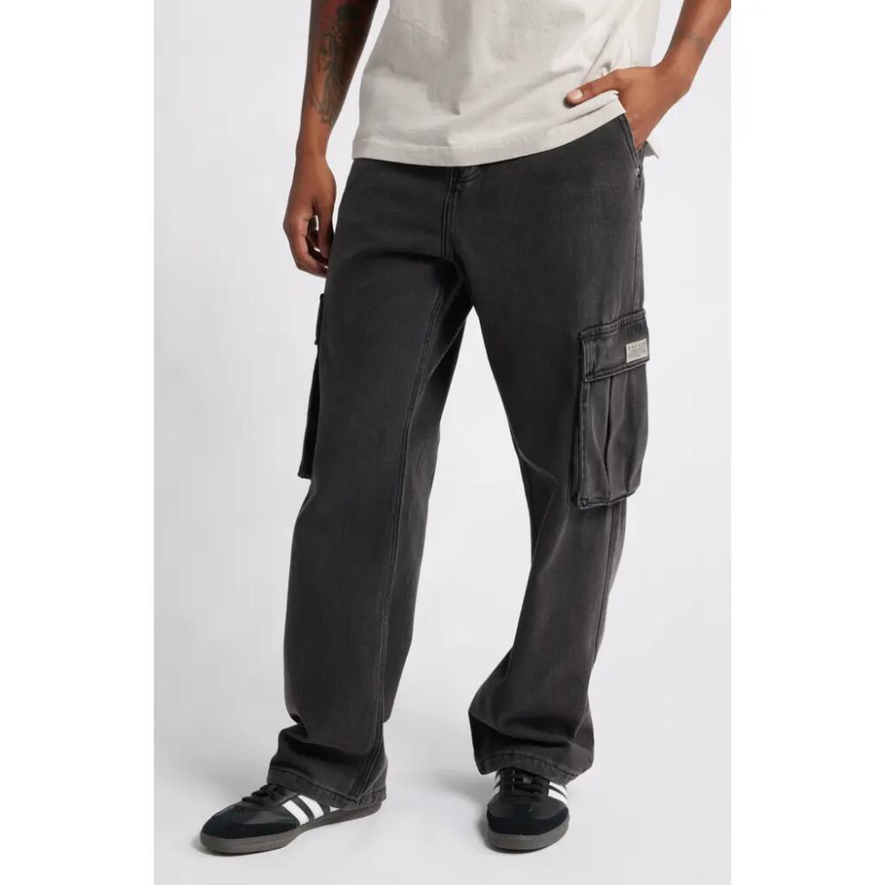 PacSun Dayton Oversize Cargo Pants in Black Wash Cover