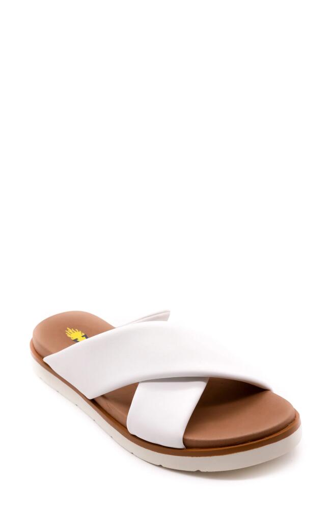 Volatile Aushan Slide Sandal in White Cover