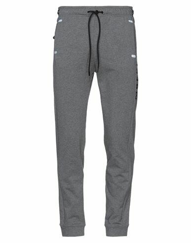 Bikkembergs Man Pants Grey Cotton, Elastane Cover