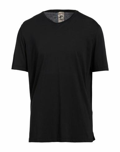 H953 Man T-shirt Black Pima Cotton, Modal Cover