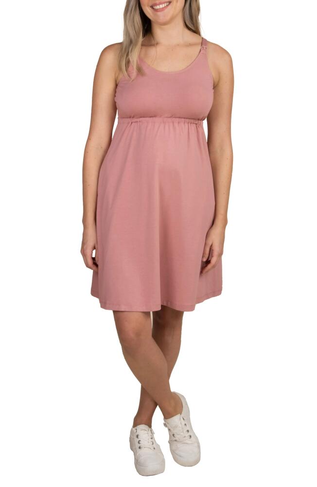 Bravado Designs Empire Waist Sleeveless Maternity/Nursing Dress in Roseclay Cover