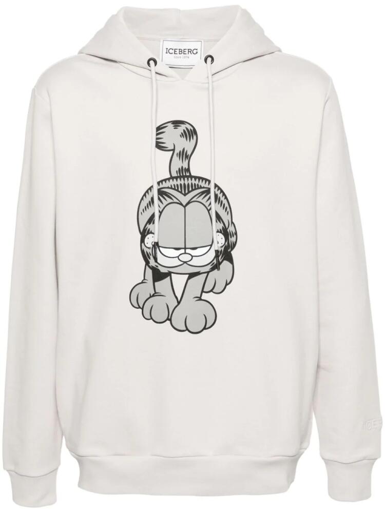 Iceberg garfield-print hoodie - Grey Cover