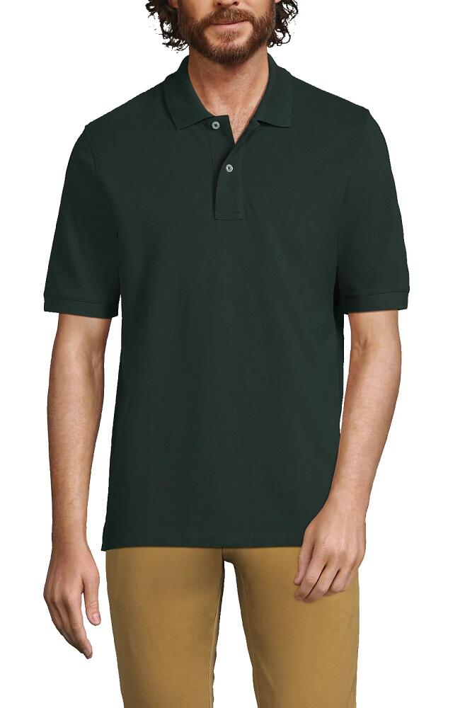 Lands' End Short Sleeve Comfort-First Mesh Polo Shirt in Deep Woodland Green Cover