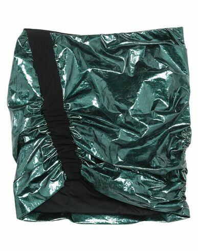 Patrizia Pepe Sera Woman Mini skirt Emerald green Polyamide, Elastane, Polyester Cover