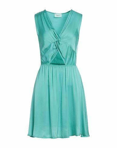 Vicolo Woman Mini dress Turquoise Viscose Cover