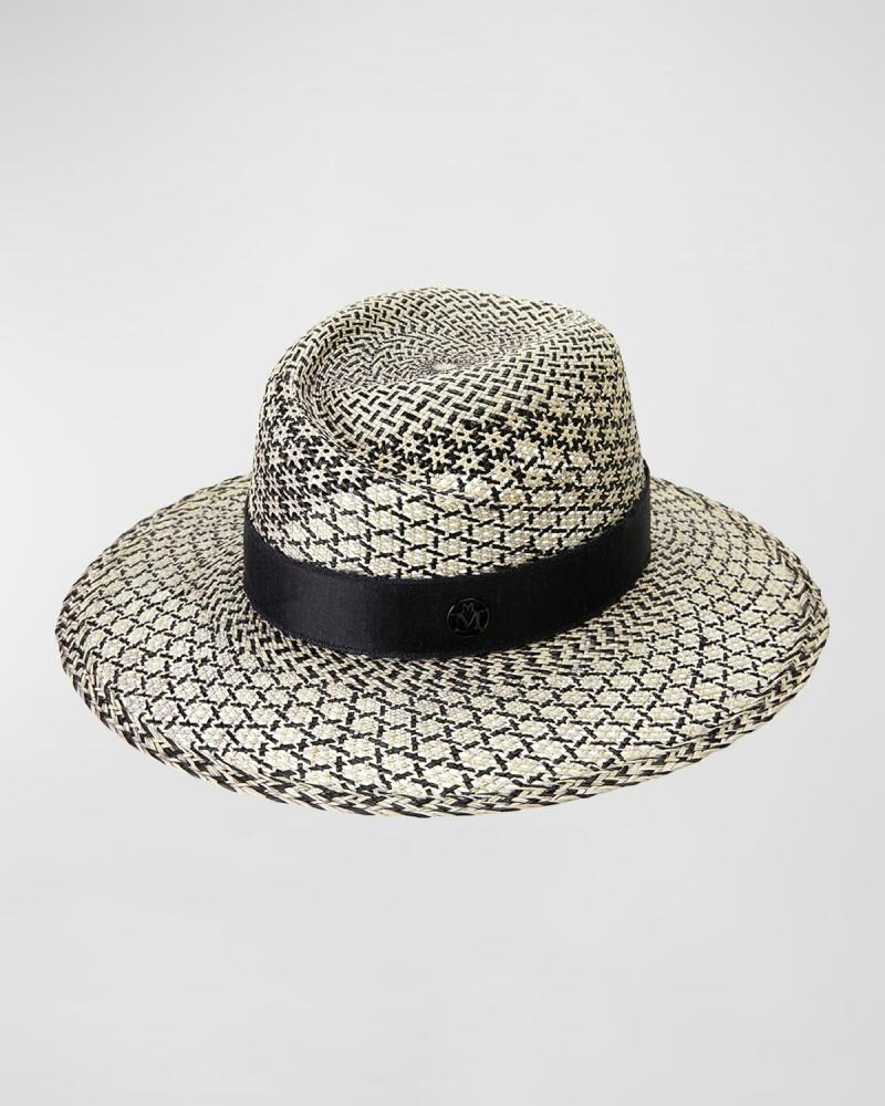 Maison Michel Virginie Woven Brisa Straw Fedora Cover