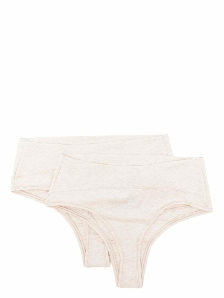 SPANX Control thong (pack of two) - Neutrals Cover