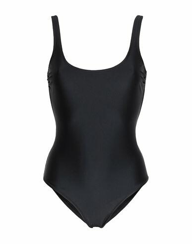 8 By Yoox Woman One-piece swimsuit Black Recycled polyamide, Elastane Cover