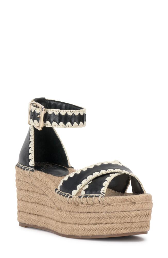 Vince Camuto Treyenn Espadrille Wedge Sandal in Black Cover