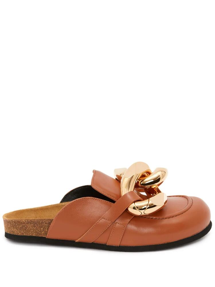 JW Anderson chain loafer mules - Brown Cover