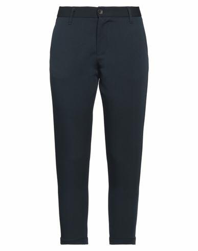 Imperial Woman Pants Midnight blue Polyester, Viscose, Elastane Cover